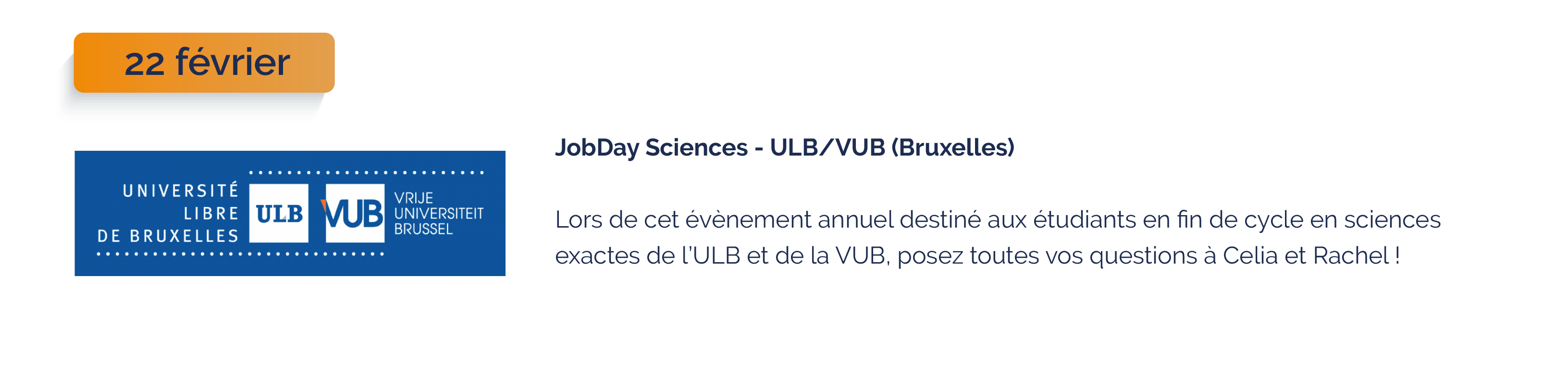 Jobs Tour ULB VUB