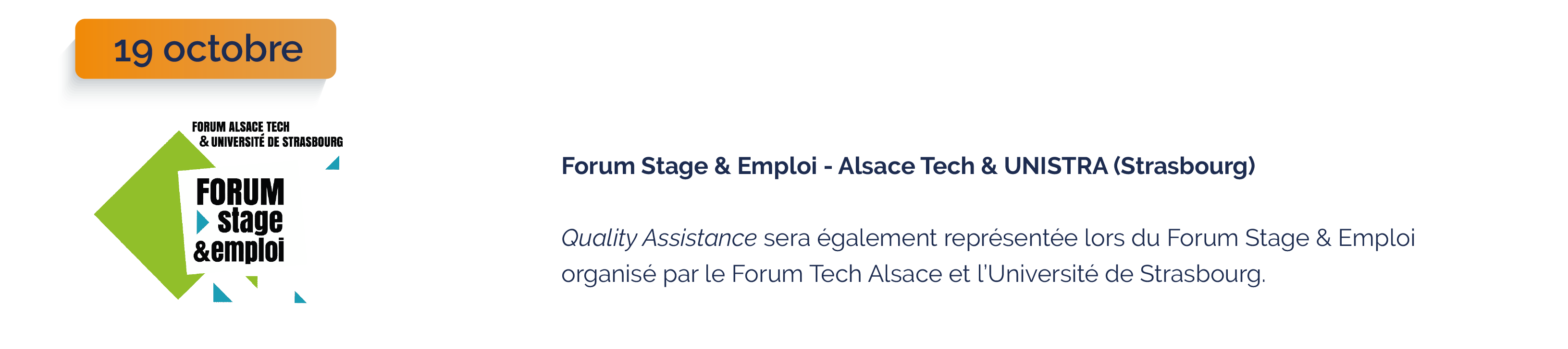 Forum Stage & Emploi Alsace Tech & UNISTRA 