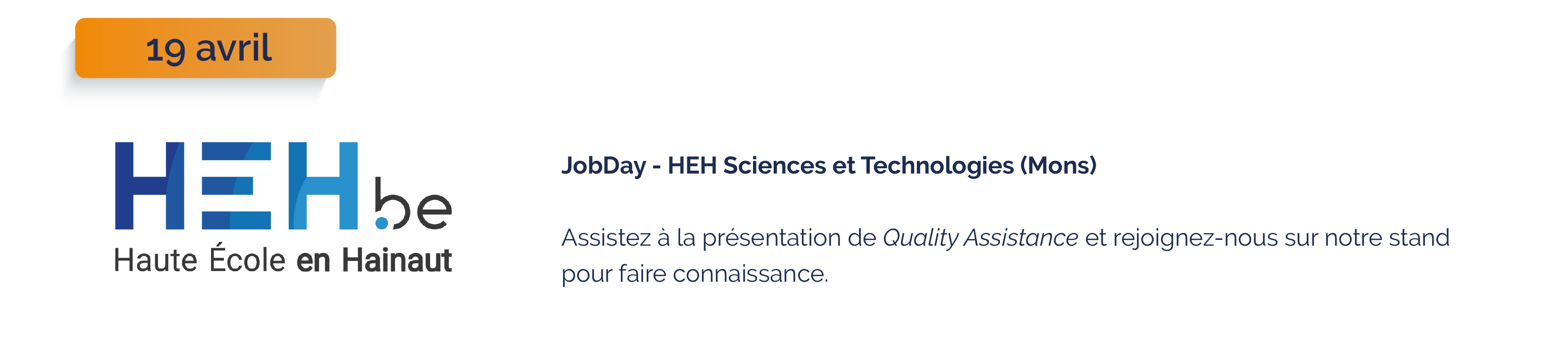 JobDay HEH Sciences et Technologies 