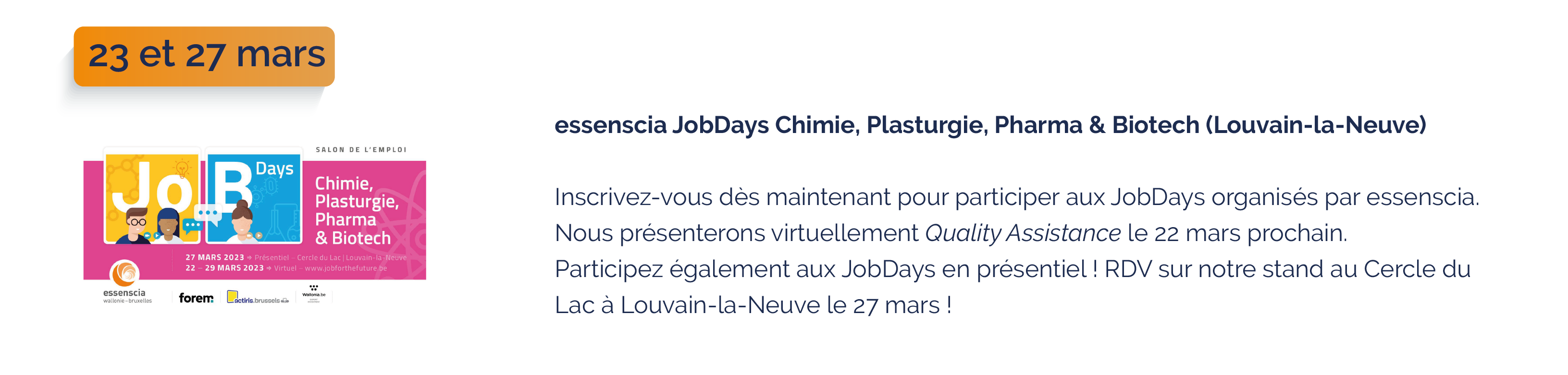 Jobs Tour essenscia