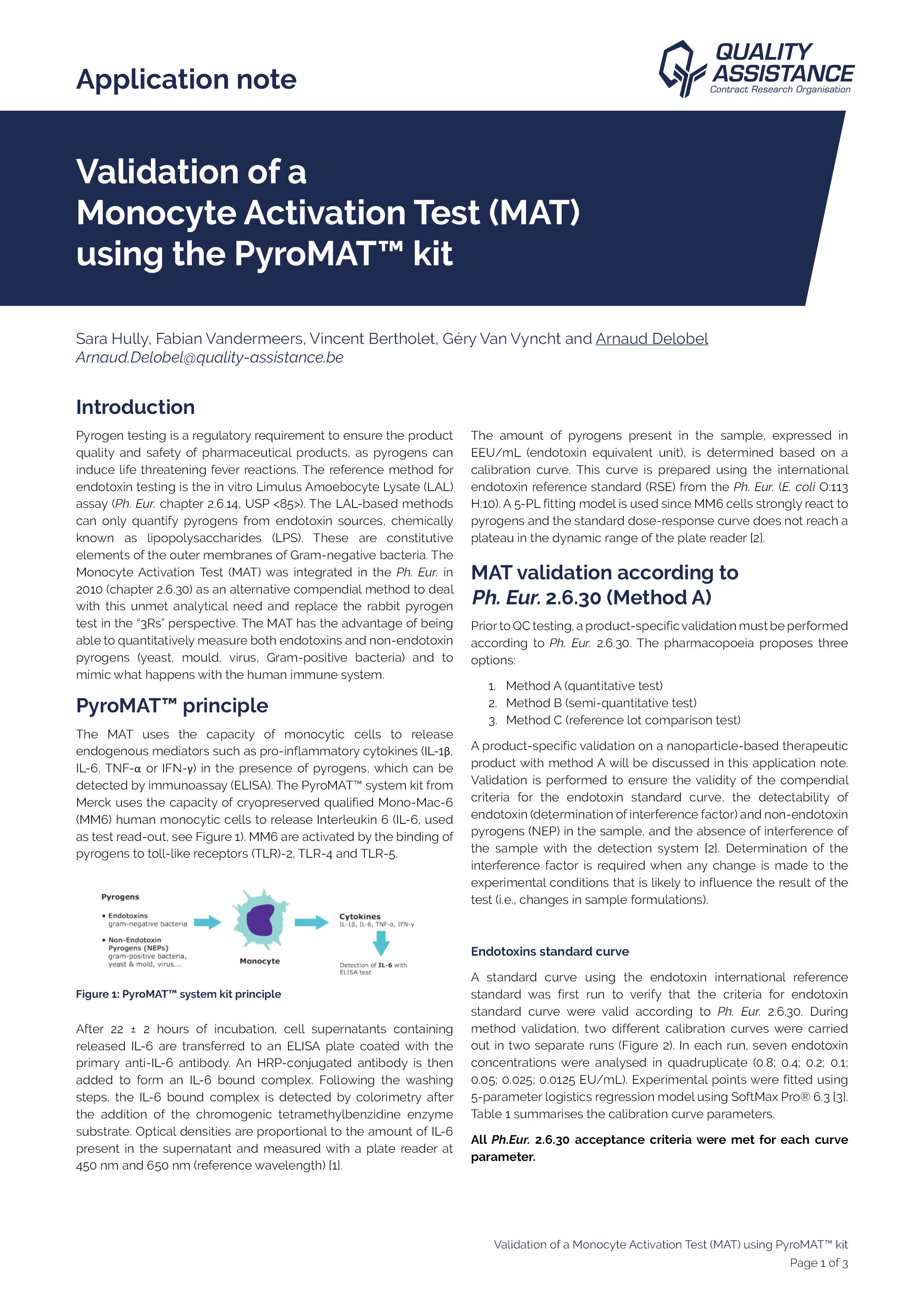 Application note MAT