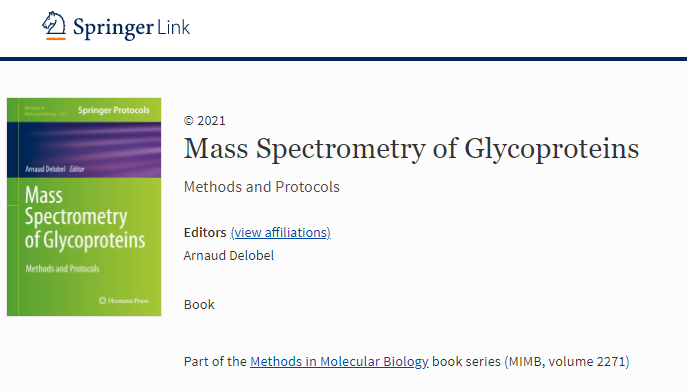 Mass Spectrometry of Glycoproteins