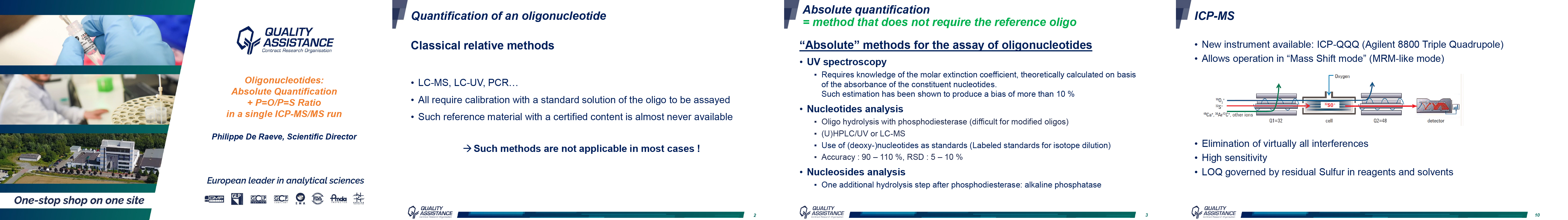 slides oligonucleotides webinar quality assistance